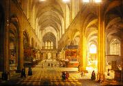 Pieter Neefs Interior of Antwerp Cathedral Sweden oil painting artist
